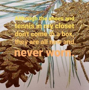 New without box shoes and tennis. Men/ women